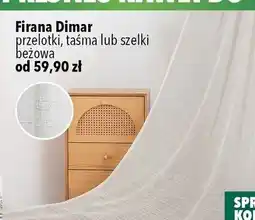 Biedronka Firana Dimar przelotki, taśma lub szelki beżowa oferta