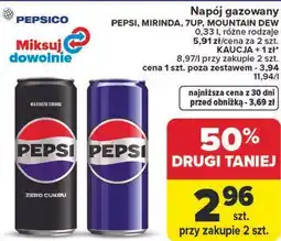 Carrefour Market Napój gazowany PEPSI, MIRINDA, 7UP, MOUNTAIN DEW oferta