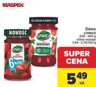 Carrefour Market Dżem ŁOWICZ oferta