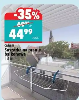 Biedronka CASA SI Suszarka na pranie balkonowa 18 m oferta
