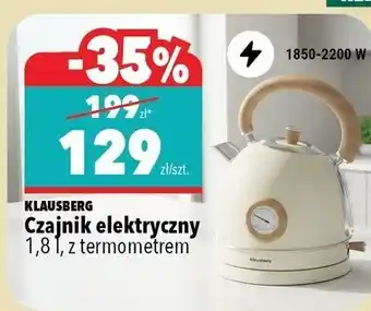 Czajnik elektryczny 1,8 l, z termometrem