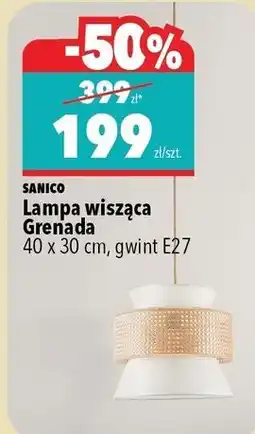 Biedronka Lampa wisząca Grenada 40 x 30 cm, gwint E27 oferta