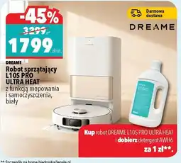 Biedronka DREAME Robot sprzątający L10S PRO ULTRA HEAT z funkcją mopowania i samoczyszczenia, biały oferta