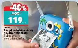 Biedronka TRACER Aparat natychmiastowy dla dzieci DinoCam 2 obudowy: zielona i niebieska oferta