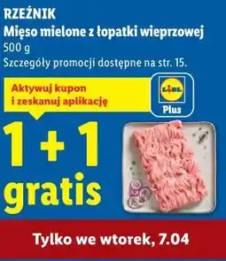 Lidl Rzeźnik Mięso mielone z łopatki wieprzowej oferta