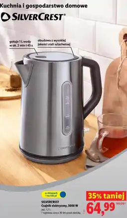 Lidl SILVERCREST Czajnik elektryczny, 3000 W oferta