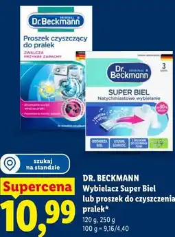 Lidl Wybielacz Super Biel lub proszek do czyszczenia pralek Dr. Beckmann oferta