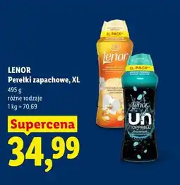Lidl Perełki zapachowe, XL LENOR oferta