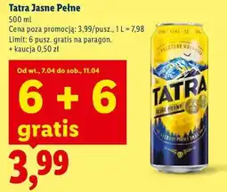 Lidl Tatra Jasne Pełne oferta