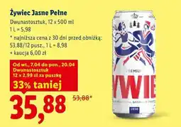 Lidl Żywiec Jasne Pełne oferta