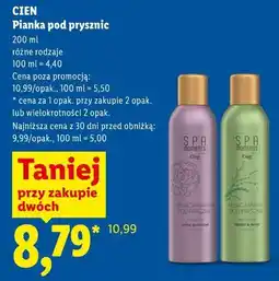 Lidl CIEN Pianka pod prysznic oferta