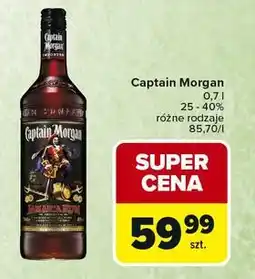 Carrefour Rum Captain Morgan Jamaica oferta