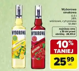 Carrefour Wódka Wyborowa Wiśnia oferta