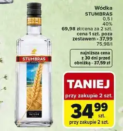 Carrefour Wódka Stumbras Centenary oferta