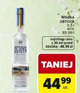 Carrefour Wódka Ostoya Vodka oferta