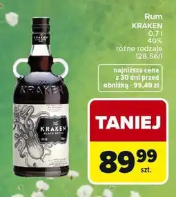 Carrefour Rum The Kraken Black Spiced oferta