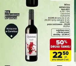 Carrefour Wino Quintana Malbec oferta