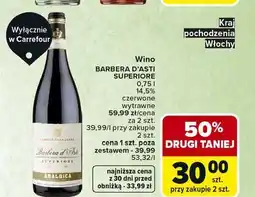 Carrefour Wino Barbera D'asti Superiore oferta