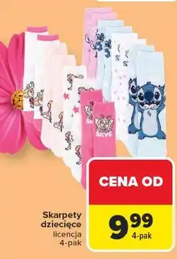 Carrefour Skarpety dziecięce oferta