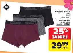 Carrefour Bokserki męskie Tex oferta