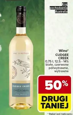 Carrefour Wino Cudgee Creek Chardonnay oferta
