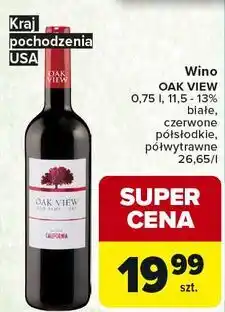 Carrefour Wino Oak View Medium Sweet White oferta