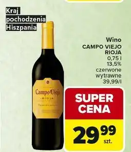 Carrefour Wino Campo Viejo Tempranillo oferta