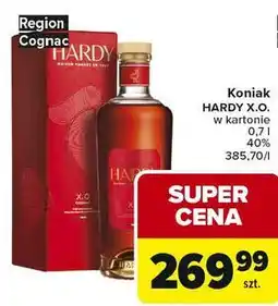 Carrefour Cognac karton Hardy Xo oferta