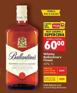 Biedronka Whisky Ballantine's oferta