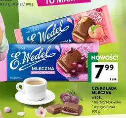 Intermarche Czekolada mleczna biała brzoskwinia, winogronowa oferta