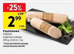 Intermarche Pasztetowa wybrane rodzaje oferta