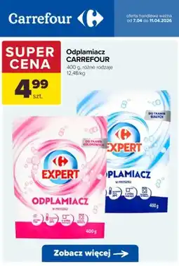 Carrefour Odplamiacz w proszku do tkanin białych oferta