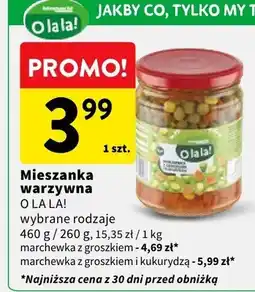 Intermarche Mieszanka warzywna marchewka z groszkiem i kukurydzą oferta
