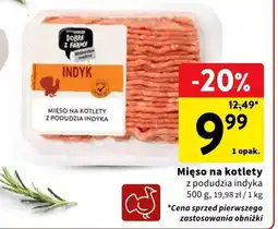 Intermarche Mięso na kotlety z podudzia indyka oferta
