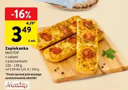 Intermarche Zapiekanka z salami z pieczarkami oferta