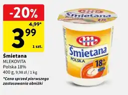 Intermarche Śmietana Polska 18% oferta