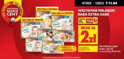 Biedronka Wszystkie pieluszki Dada Extra Care DRUGIE ZA 2 ZŁ oferta