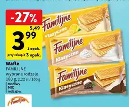 Intermarche Wafle wybrane rodzaje oferta