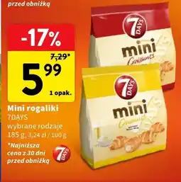 Intermarche Mini rogaliki wybrane rodzaje oferta