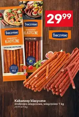 Lewiatan Kabanosy klasyczne drobiowo-wieprzowe, wieprzowe oferta