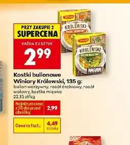 Biedronka Kostka bulionowa Winiary oferta