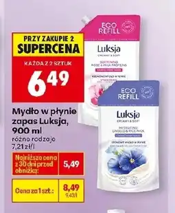 Biedronka Mydło w płynie Luksja oferta
