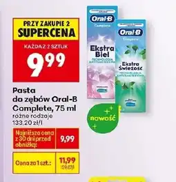 Biedronka Pasta do zębów Oral-B oferta