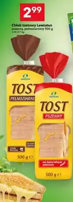 Lewiatan Chleb tostowy pszenny, pełnoziarnisty oferta
