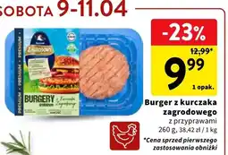 Intermarche Burger z kurczaka zagrodowego z przyprawami oferta