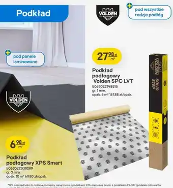 Castorama Podkład podłogowy Volden SPC LVT oferta