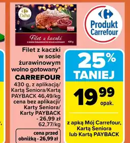 Carrefour Filet z kaczki Carrefour oferta
