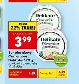 Biedronka Ser pleśniowy Delikate oferta