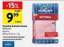 Intermarche Szynka konserwowa plastry oferta
