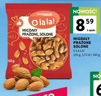 Intermarche Migdały prażone, solone oferta